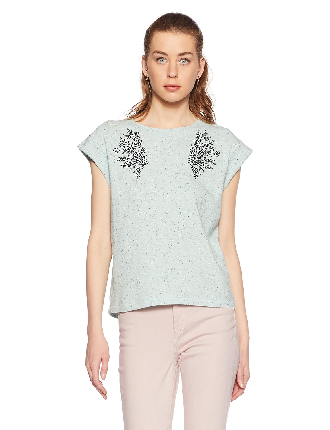 symbol amazon brand women's regular fit t-shirt