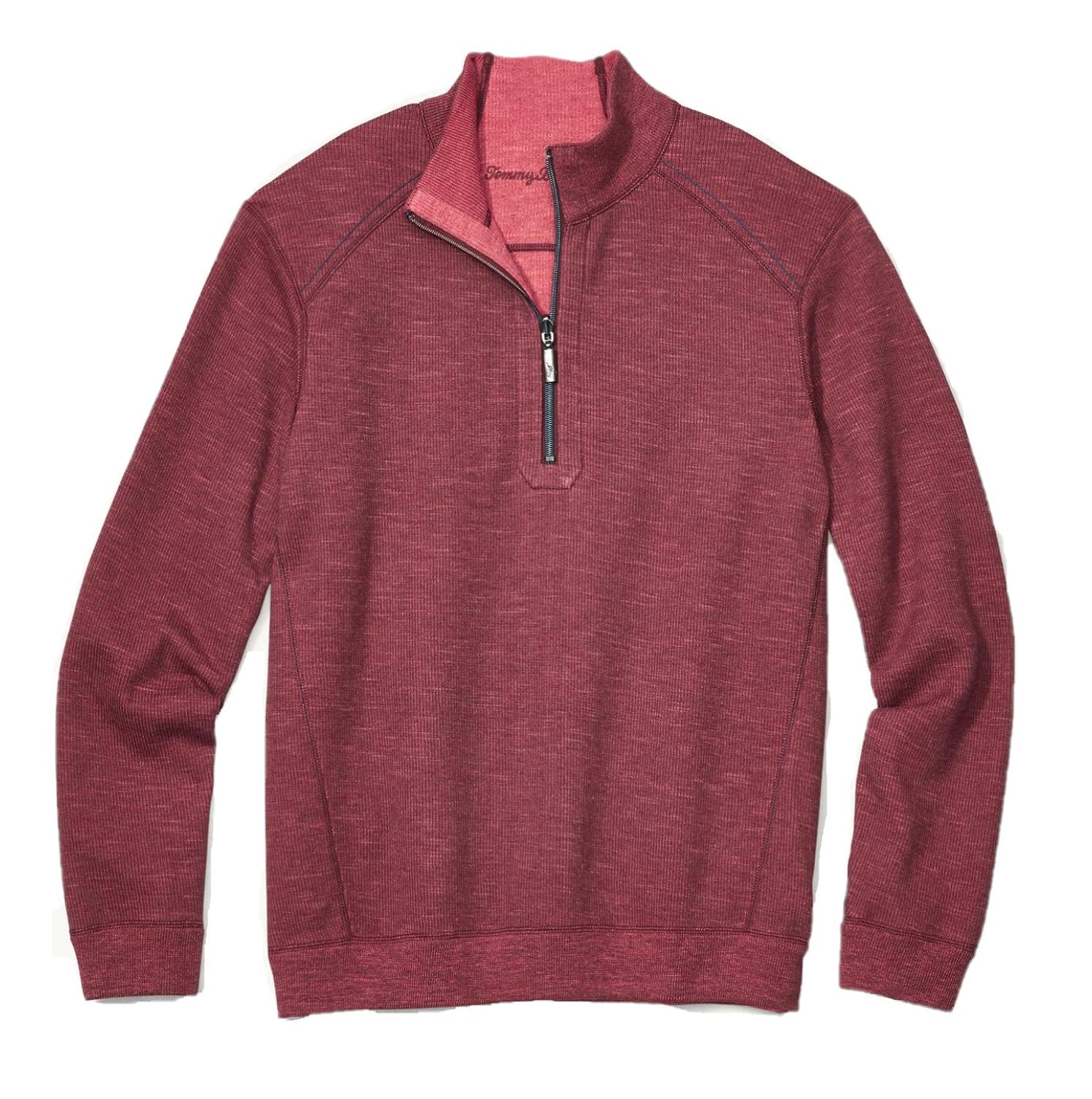 Amazon.com: Tommy Bahama Mens Reversible Flipsider 1/2 Zip Pullover (Medium, Plum Raisin Heather 