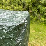 Selections Large Waterproof Outdoor Table Cover Green 2.03m view 6
