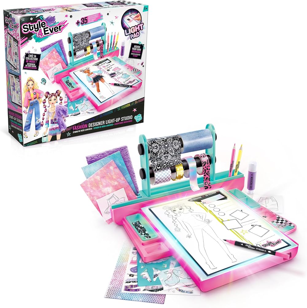Canal Toys Style 4 Ever Fashion Designer Light Up Studio Kit