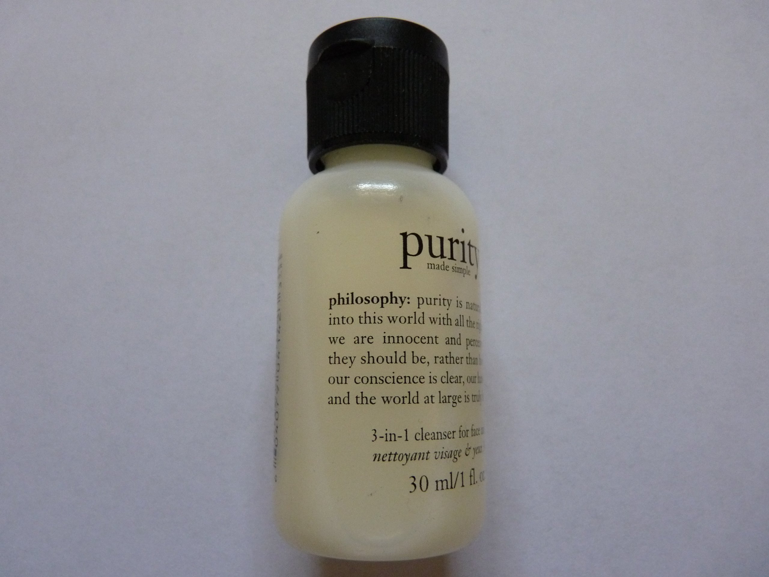 purity philosophy 3 in 1 cleanser for fa buy online in aruba at desertcart purity philosophy 3 in 1 cleanser for face and eyes 1oz 30ml