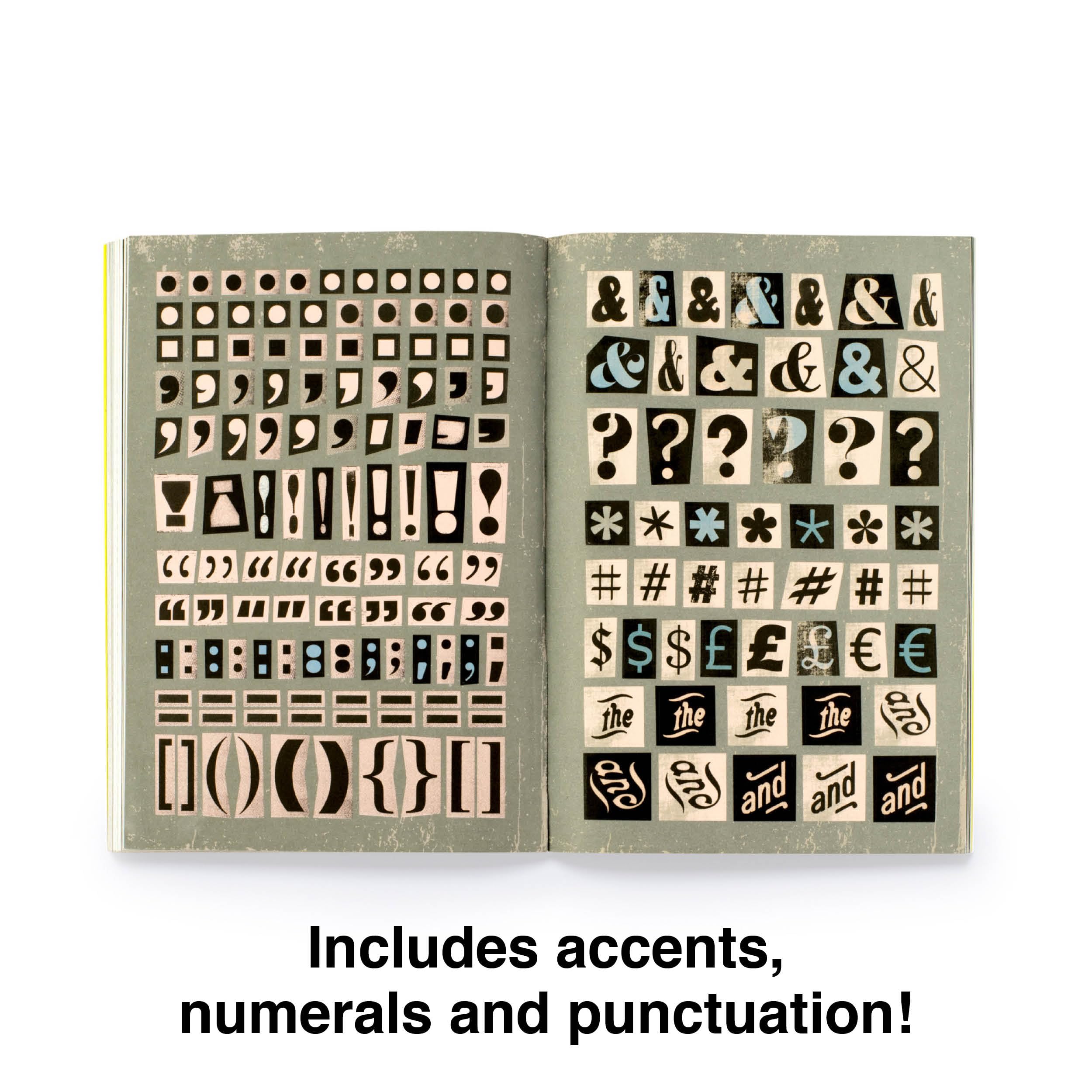 The Ransom Note Sticker Book: Thousands of letters for your anonymous messages