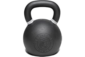 Kettlebell Kings Powder Coated Kettlebell Weights - 9-97 lb Strength Training Kettlebells for Men and Women - Hand Weights Workout Gym Equipment - Weights Set for Home Gym- New