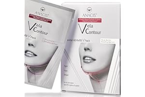 Anacis Facial Mask - Works for V-line Neck Chin Jawline - Fine Lines - Neck Wrinkles - Sagging Skin - for Women and Men - 5 Face Masks