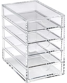 Osco A3276 - Organizador con 3 cajones, acrílico: Amazon.es: Oficina y papelería