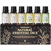 Aromatherapy Essential Oil Set (6-Pack) – Pure Therapeutic Grade Blends for Diffuser & Spa | Includes Calming Magnolia, Chamomile, & Refreshing Citrus | Luxury Gift Set (10ml Each)