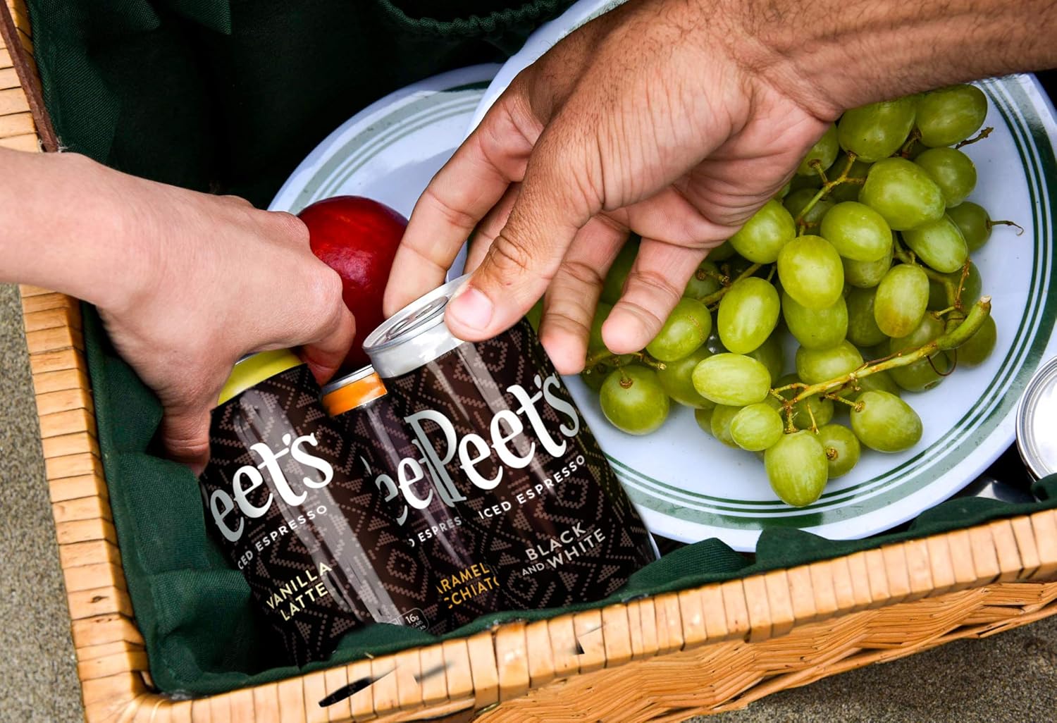 Peet's Iced Espresso Mocha 8oz, Single Origin Colombian Espresso + Milk and Cane Sugar, 110 calories, 12 pack : Grocery & Gourmet Food