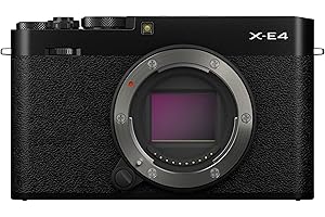 FUJIFILM X-E4 Mirrorless Camera Body, Silver