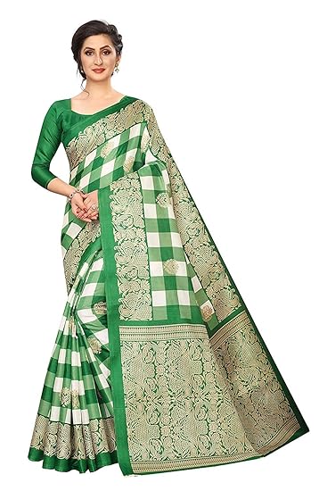 Amazon khadi silk saree Clearance