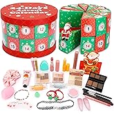 Erinde Makeup Advent Calendar 2025, 24 Days Christmas Makeup Gift Set for Women & Teen Girls, Holiday Beauty Countdown Calendar with Full Makeup & Tools, Festive Xmas Surprise Kit & Stocking Stuffers