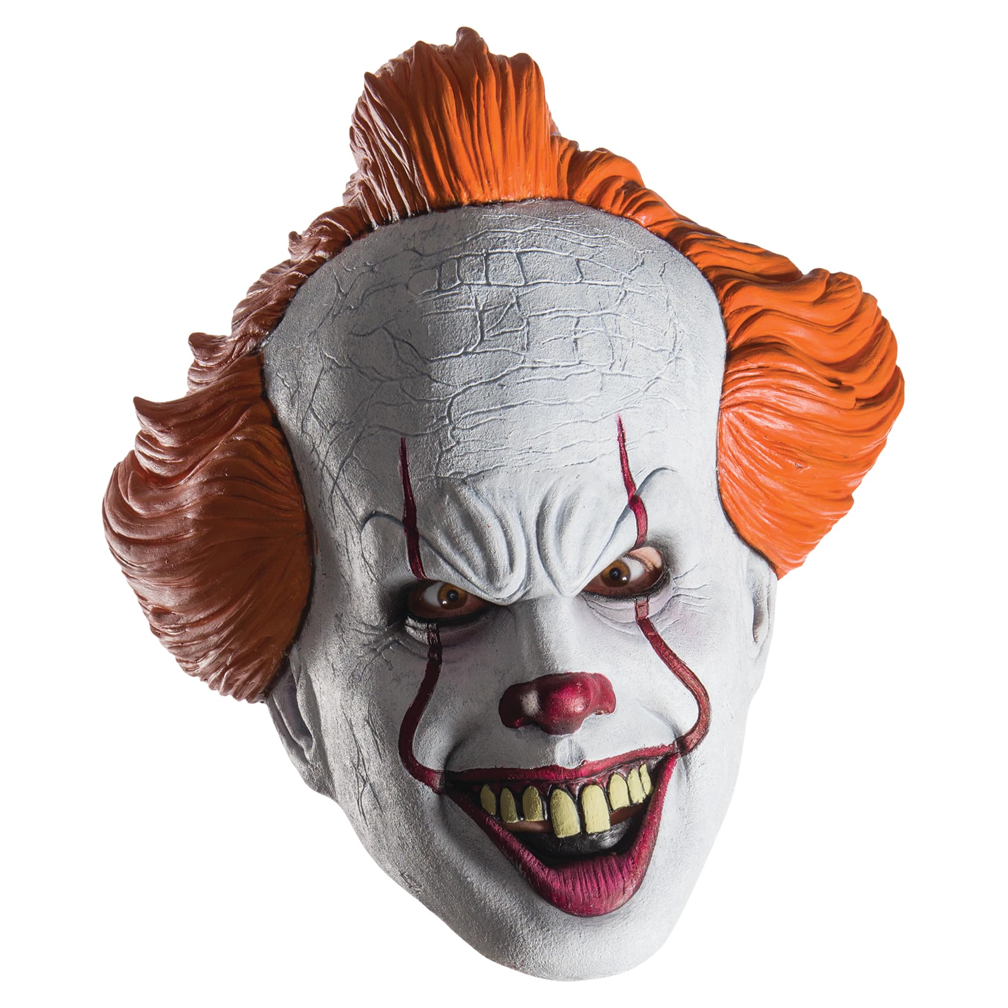Rubies - Pennywise mask for adults, costume accessories, vinyl - one size (Rubies 34718)