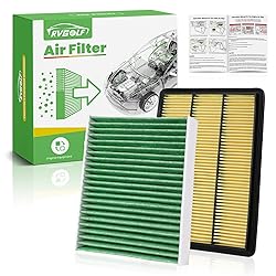 RVgolf Engine+Cabin Air Filters Fit for Infiniti