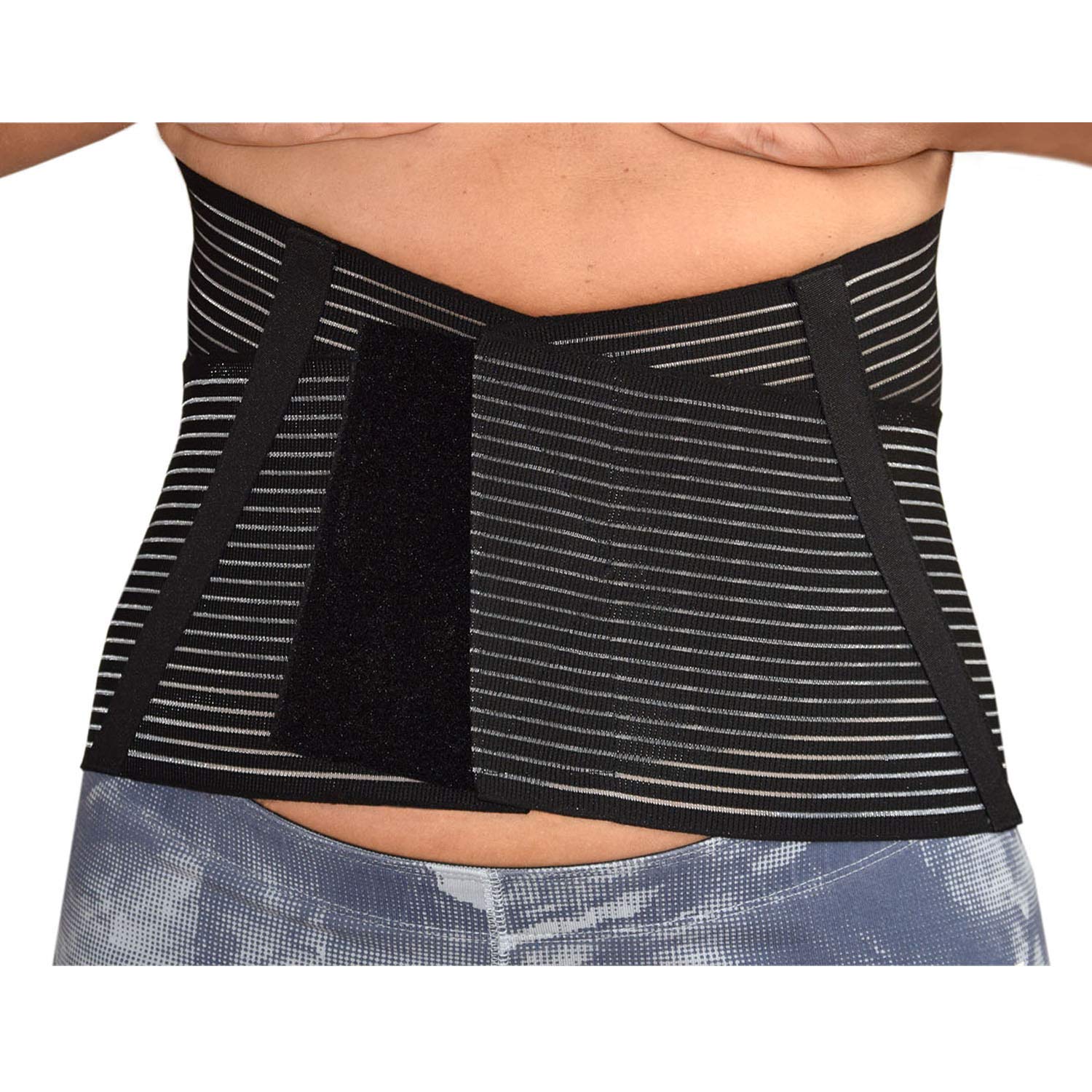 BODYPERFECT Back Support Belt for Men and Women – Adjustable Lumbar Support with Breathable Elastic Straps for Everyday Comfort