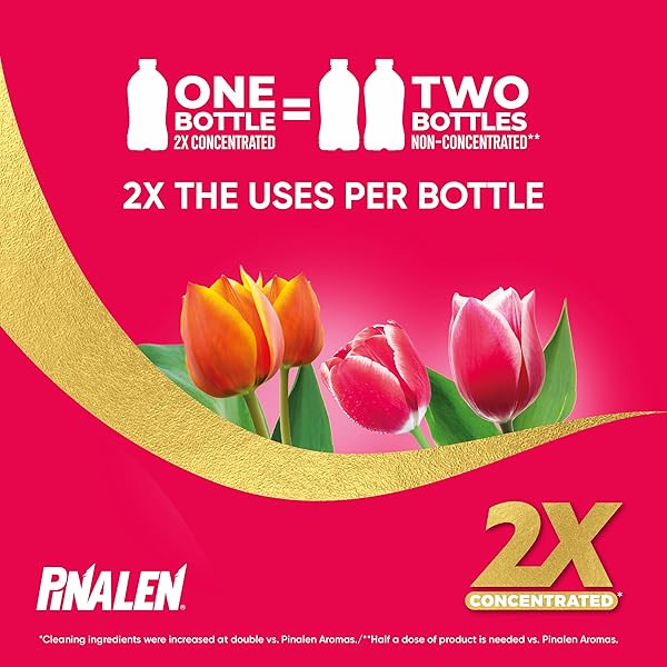 PINALEN 2X MAX AROMAS MULTIPURPOSE CLEANER- FLORAL DELIGHT SCENT (28 FL OZ)