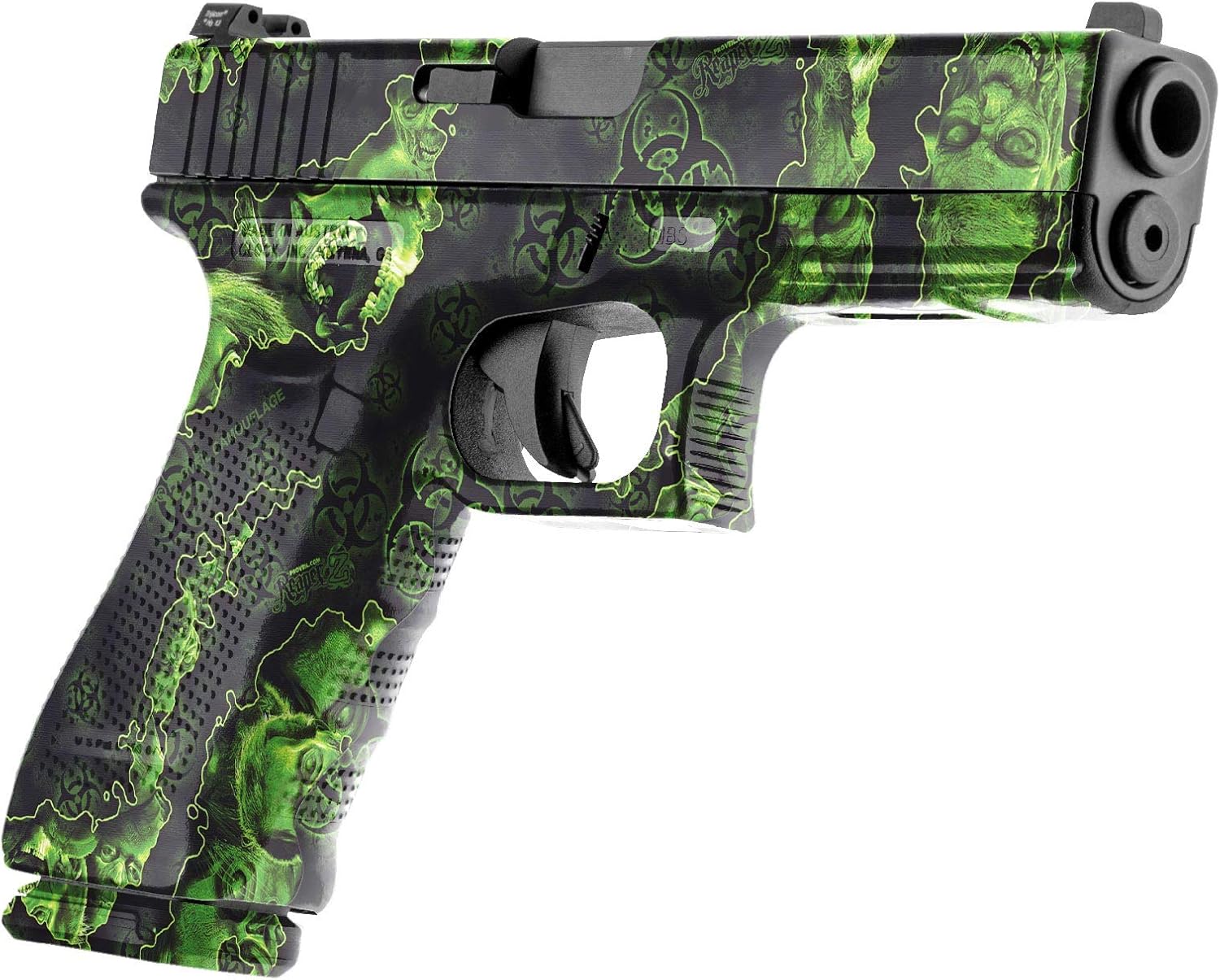 GunSkins Pistol Skin - Premium Vinyl Gun Wrap with Precut Pieces - Easy to Install and Fits Any Handgun - 100% Waterproof Non-Reflective Matte Finish - Made in USA