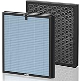 AP303/AP304 Replacement Filter Compatible with DAYETTE ＆ FRESHDEW Air Purifier AP303/AP304, 3-in-1 Filtration System Replacement Filters with Activated Carbon for Home Room, 2 Pack (Wildfire Filter)