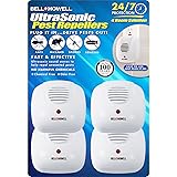 Bell+Howell Ultrasonic Pest Repeller Home Kit (4 Pcs), Ultrasonic Pest Repeller, Pest Repellent for Home, Bedroom, Office, Ki