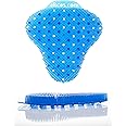 Diversey - EKS-3B-12 ekcoscreen 60 Day Premium Anti-Splash Urinal Screen, 7" x 7" Blue/Fresh (12 Pack)