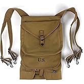 ANQIAO Replica WW2 WWII US M1928 Haversack Canvas Material Reproduction