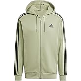 adidas mens Essentials Fleece 3-stripes Full-zip