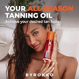 BYROKKO Shine Brown Beta Carotene Tanning Gel Oil 200 ml Pack view 7
