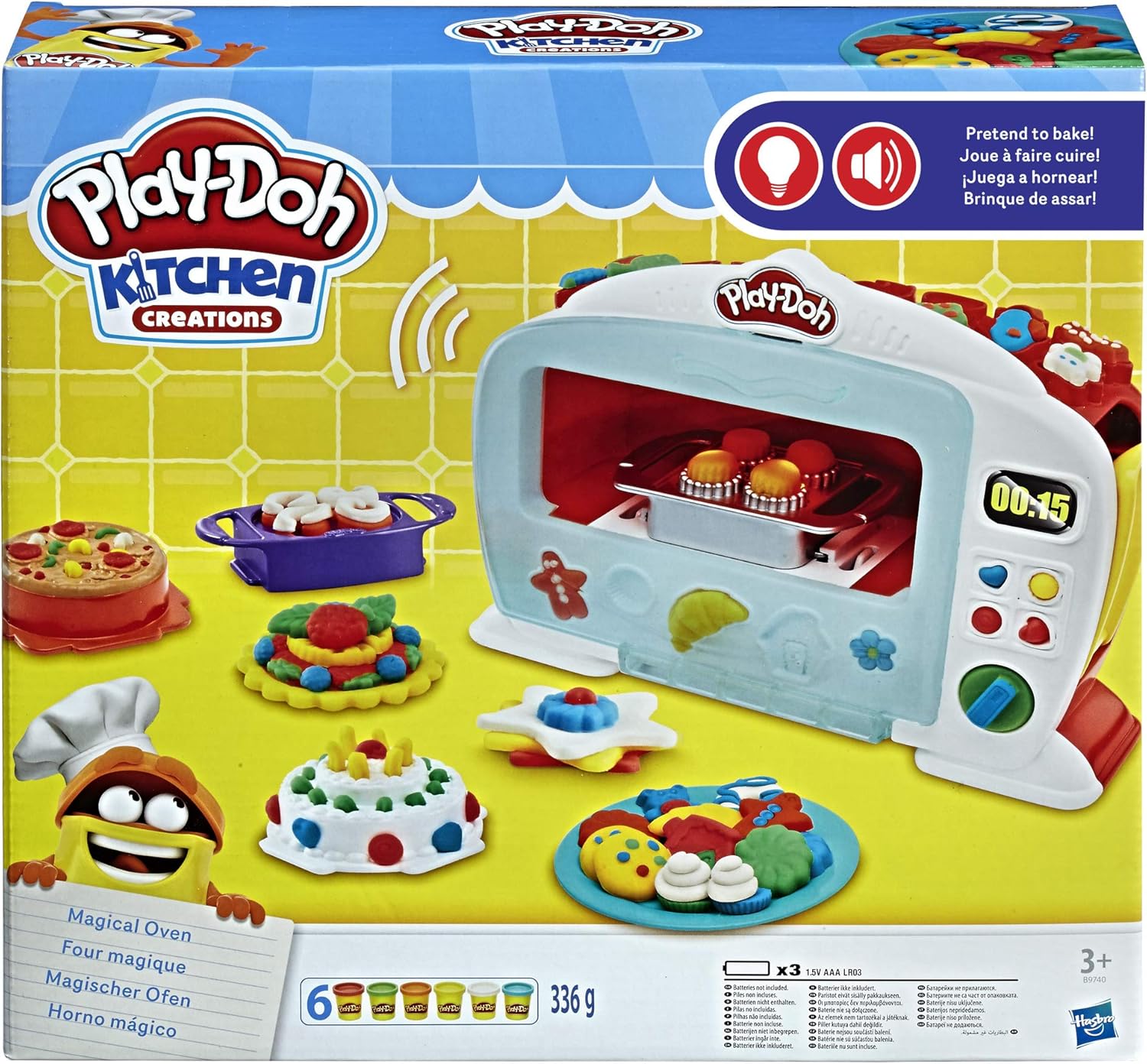 PlayDoh Modelling Clay Magic Oven Set Amazon.co.uk Toys & Games