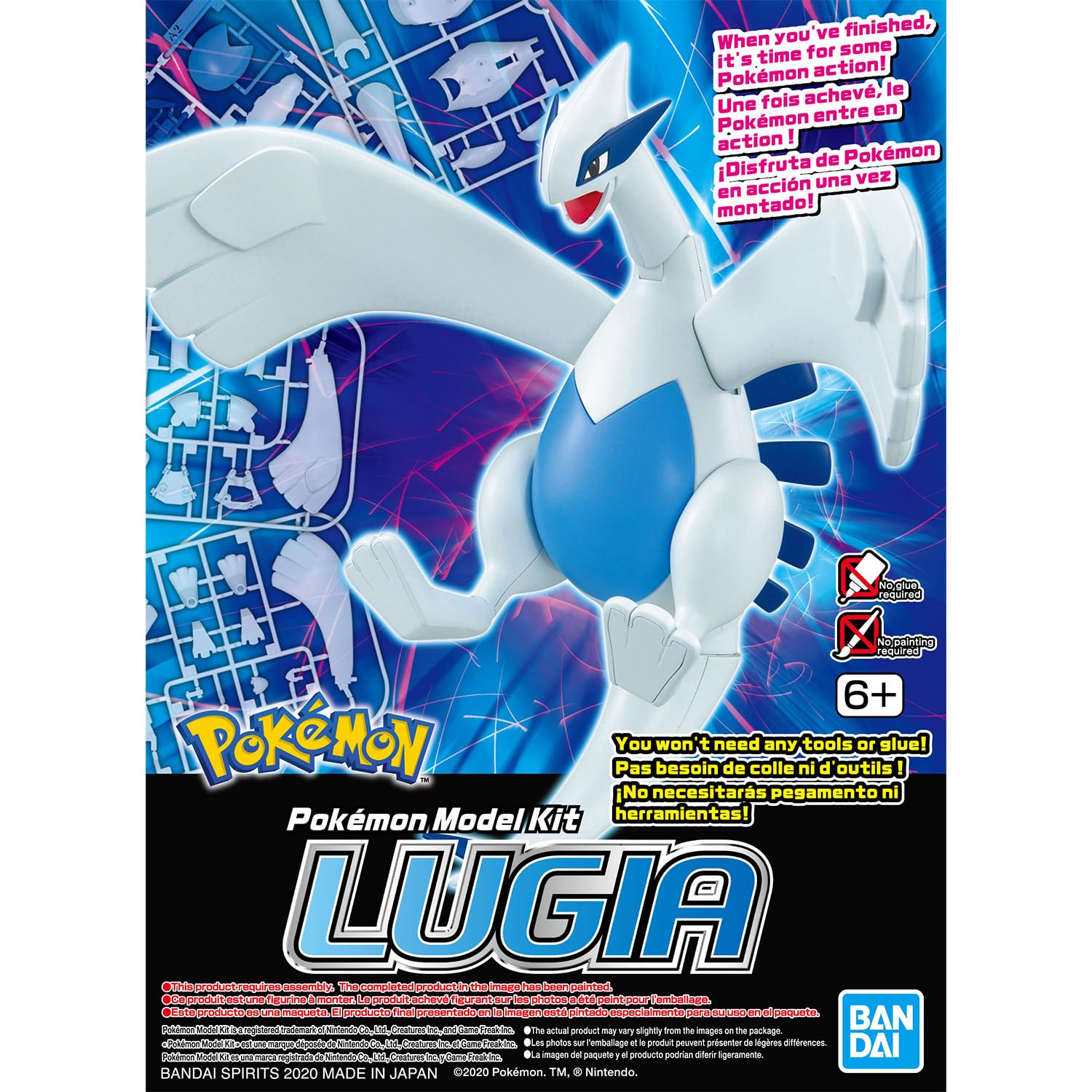 Pikachu (battle pose) - Pokémon - Quick Model Kit - Bandai - Immer Store | Jogos de Tabuleiro