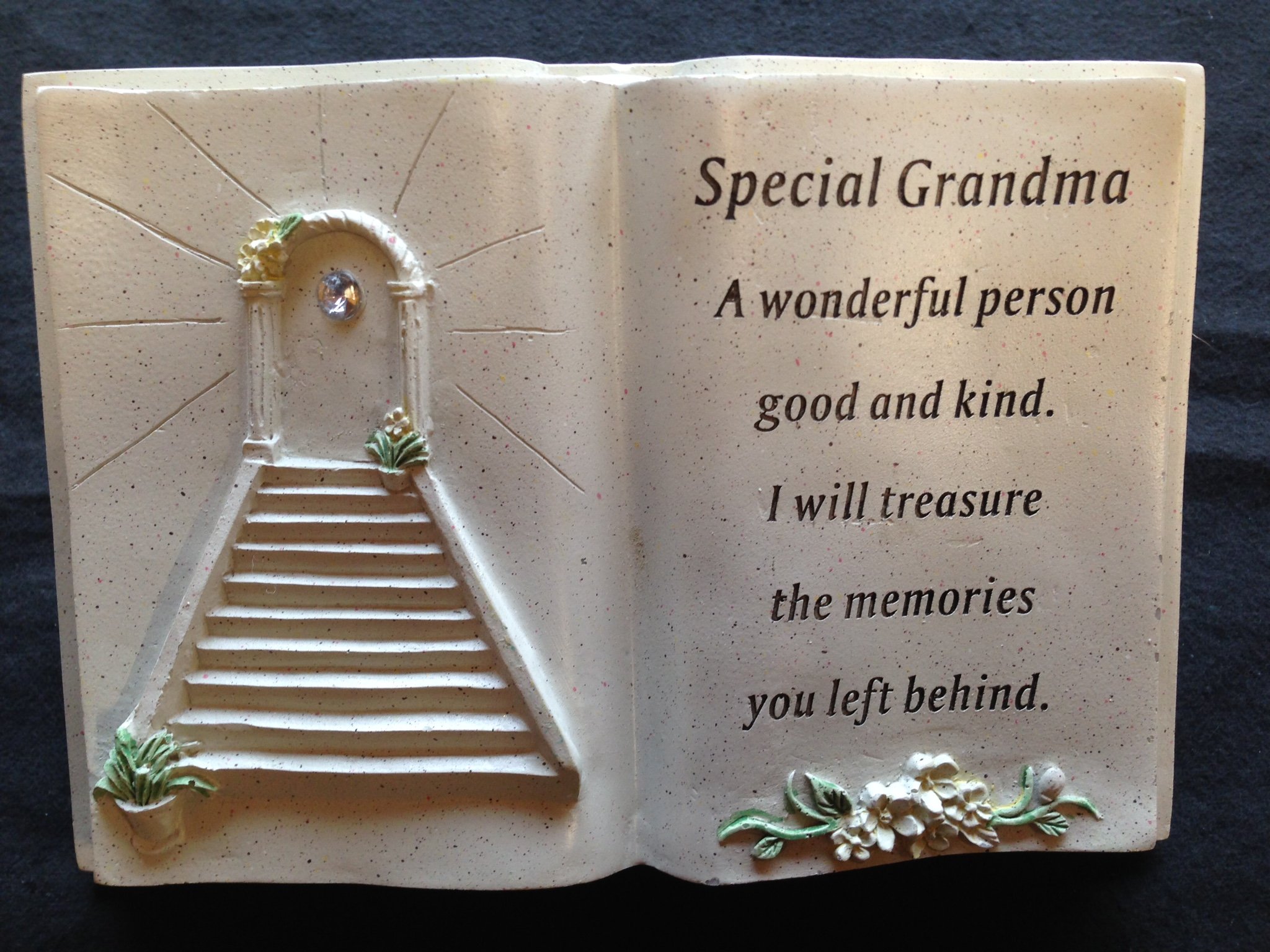 Special Grandma Stairway to Heaven Memorial Stone Book