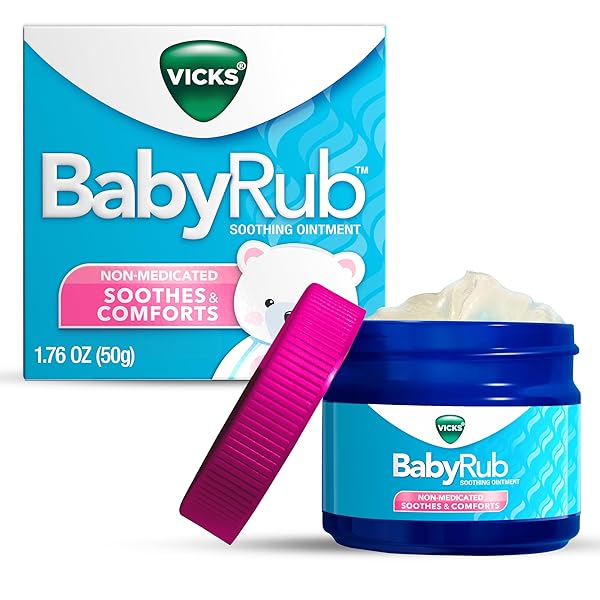 VICKS BABYRUB CHEST RUB OINTMENT WITH SOOTHING ALOE,...