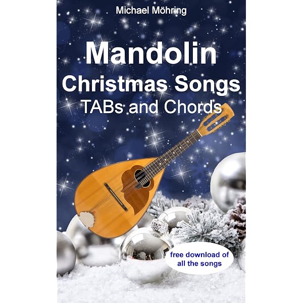 Super Easy Christmas Mandolin Sheet Music For Beginners - 25 Chants De Noël Avec TAB Mandoline, Accords