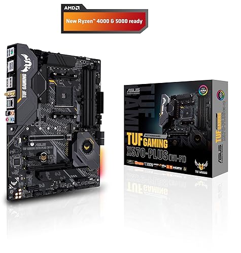 Ryzen 5000 Zen New Motherboard ASUS AM4 TUF Gaming X570-Plus (Wi