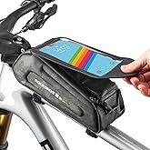 ROCKBROS Bike Phone Front Frame Bag Bicycle Top Tube Handlebar Bag 3D EVA | Wear Resistance Bike Phone Mount Holder Touchscre