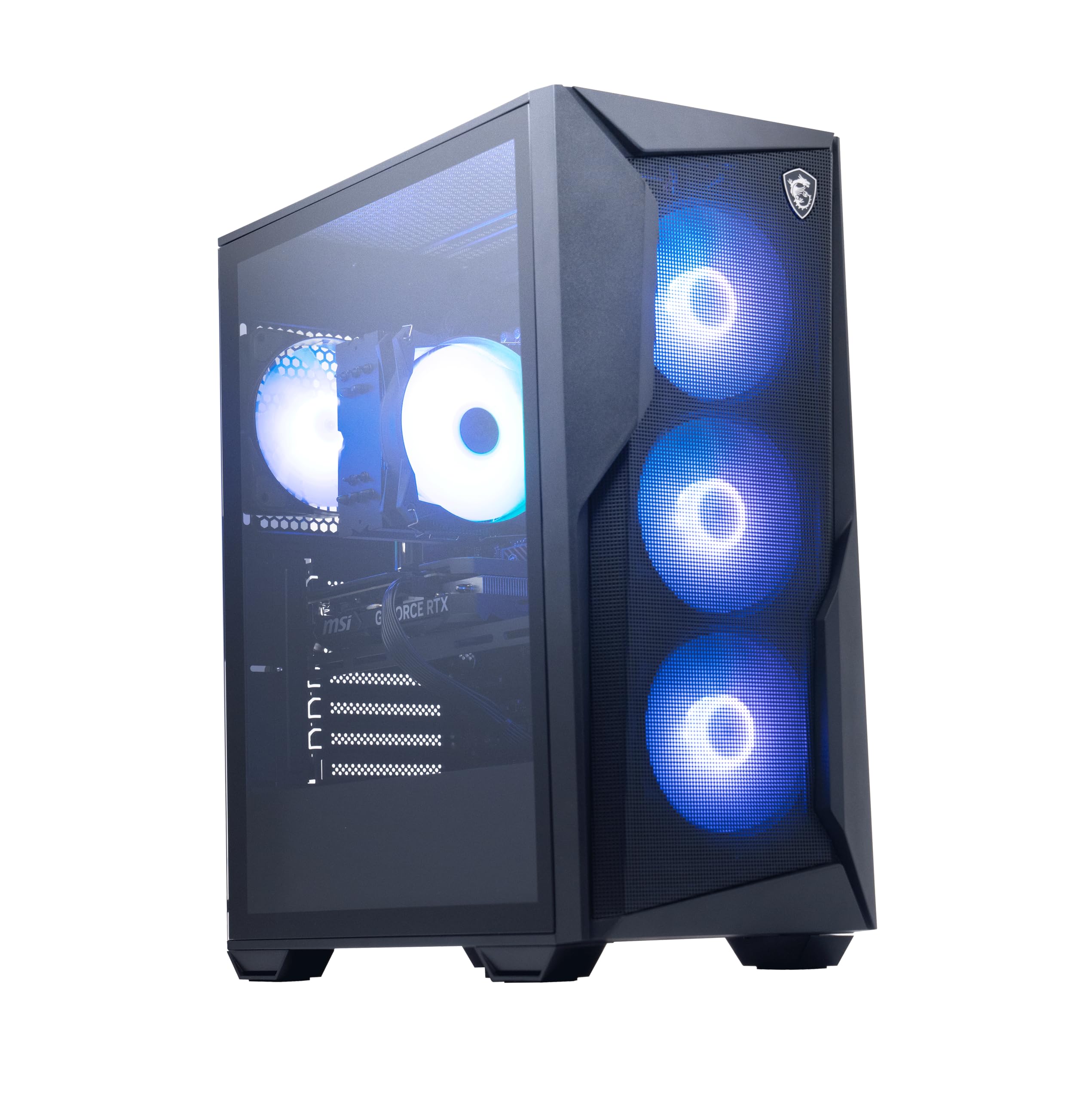 msi Codex Z2 Gaming Desktop: AMD Ryzen R5-8400F, GeForce RTX 5060, 16GB DDR5, 1TB m.2 NVMe SSD, USB Type-C, VR-Ready, Windows 11 Home Plus: B8NVL-694US