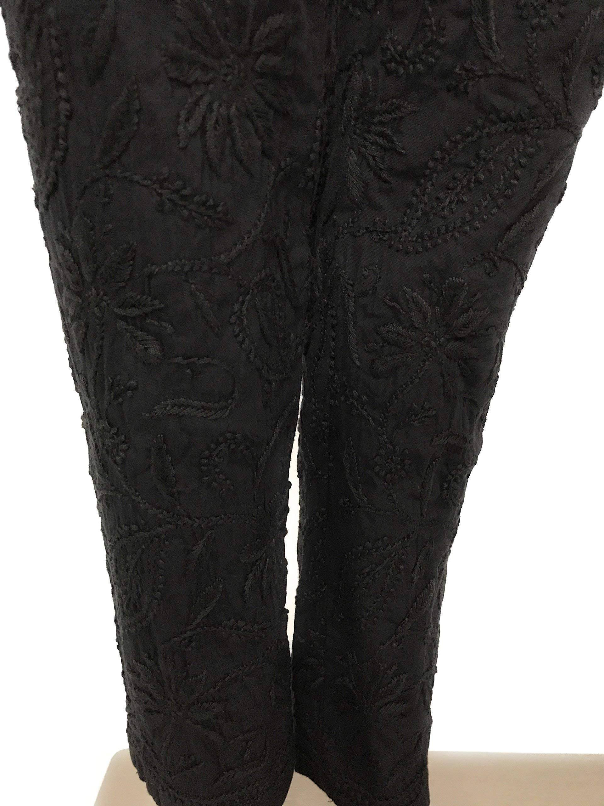chikankari leggings