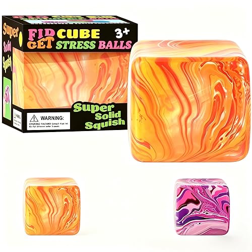 1 Pack Fidget Toys Squishy Stress Cube, Stress Balls for Kids Adults ...