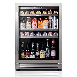 Ca'Lefort 24 Inch Beverage Refrigerator, 180 Can