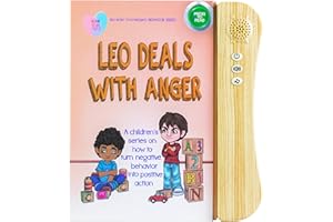 Leo Deals with Anger - Interactive Sound Books for Kids (Behavior Series), Hardcover Childrens Books on Social Skills & Emotional Regulation by Big Heart Toys