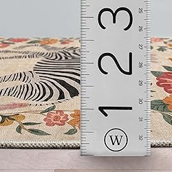 Well Woven Apollo Zebra's Haven Ivory Multi 5x7