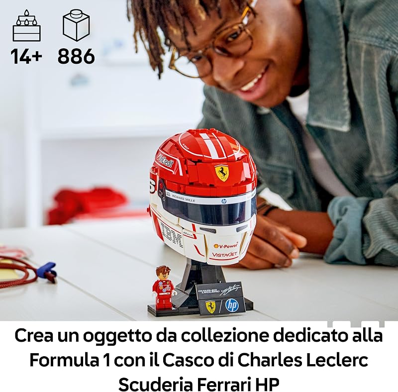Editions Casco di Charles Leclerc Scuderia Ferrari HP 43014