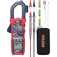 AstroAI Digital Clamp Meter Multimeter 6000 Counts, Voltage Tester with VFD, LOZ Mode, clamp multimeter Measures Current Volt