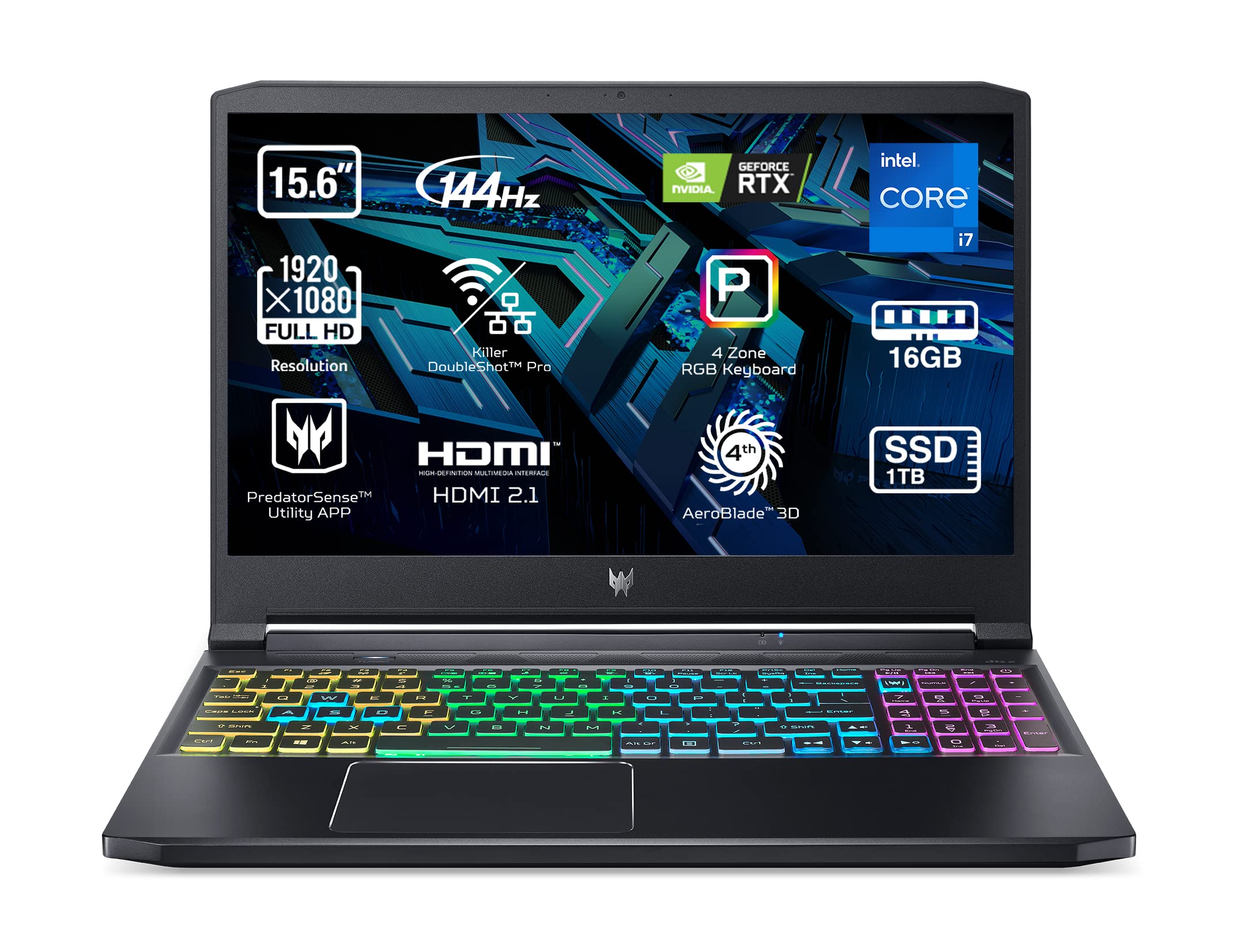 Acer-Predator-Triton-300-PT315-53-Ordenador-Portatil-Gaming-156-IPS-Full-HD-Intel-Core-i7-11800H-16GB-RAM-1TB-SSD-NVIDIA-RTX-3050-Sin-Sistema-Operativo-Color-Negro-Teclado-QWERTY-Espanol