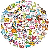 Vloso 300 PCS Cute Stickers for Kids,Kawaii Water Bottle Sticker Pack for Teens,Waterproof Vinyl Stickers for Water Bottles,Skateboards,Laptop Girls Boys Classroom Decor Students Prizes