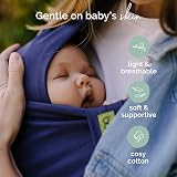 Boba Bliss Pre-Wrapped Baby Wrap Carrier Newborn Sling Navy Blue view 3