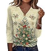 Ivicoer Long Sleeve Shirts for Women V Neck Button Down Blouses Womens Spring Fashion Tops 2026