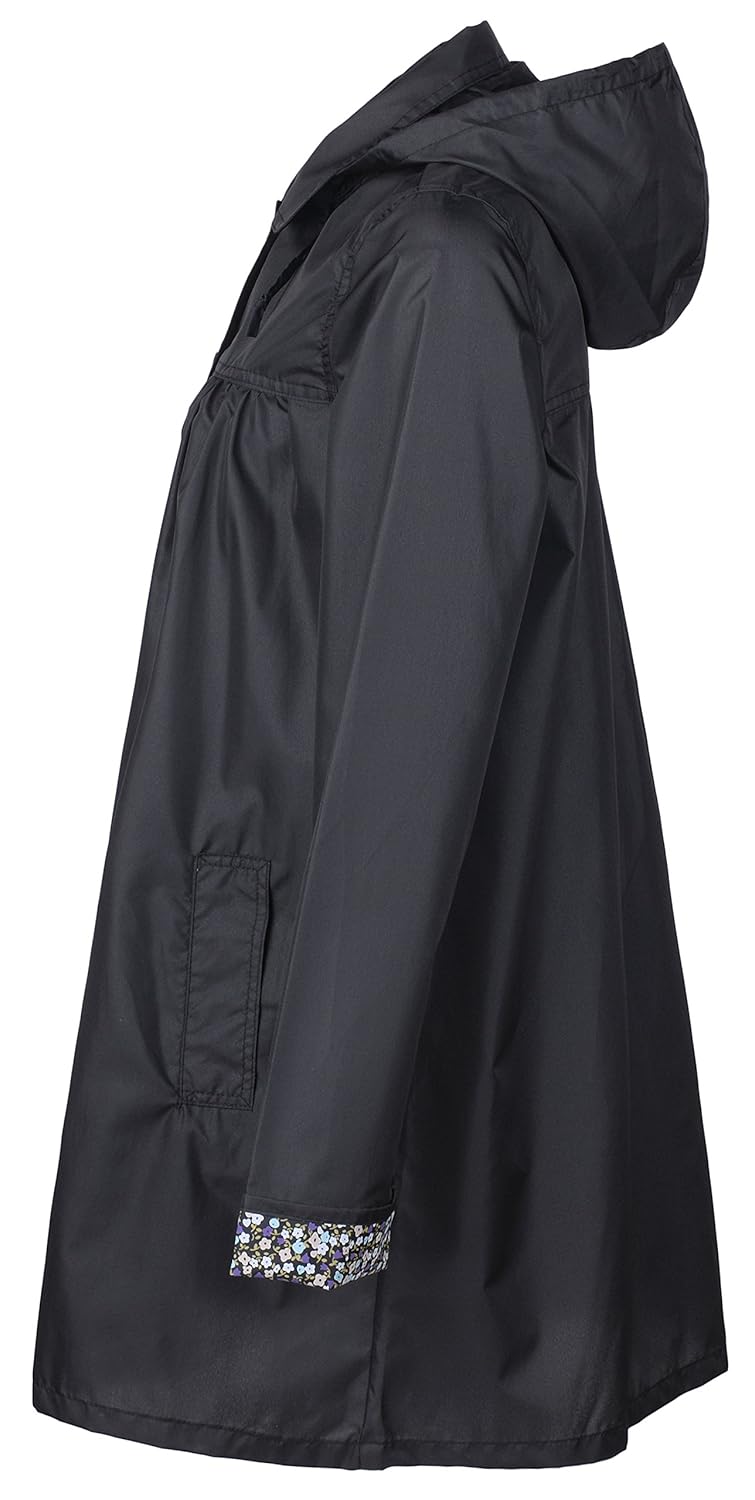 qzunique women's fashion outdoor packable rain jacket