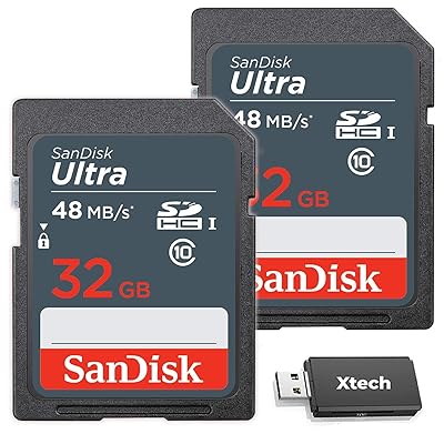 Sandisk Ultra 32GB SDXC UHS-I Memory Card 2-Pack for Egypt