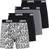 Levi's Mens Boxer Briefs Breathable Stretch Underwear 4 Pack