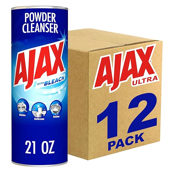 AJAX POWDER CLEANSER WITH BLEACH – 21 OUNCE
