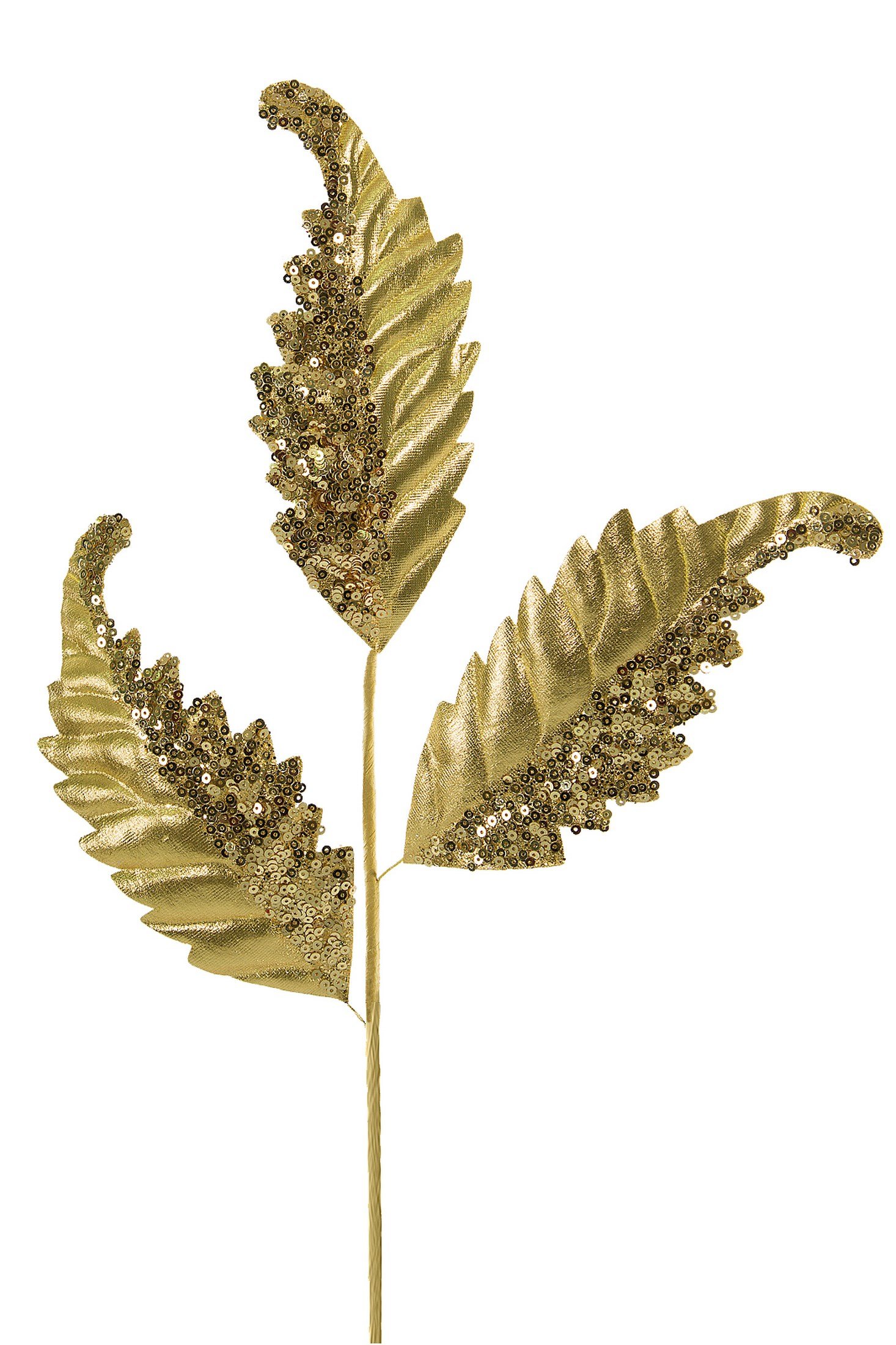 Eurofirany Christmas Tree Decoration, Gold, 39 x 27 x 2 cm