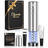 Electric Wine Opener Set - Premium Wine Gifts with Wine Opener, Foil Cutter, Wine Aerator, Vacuum Stopper, and Elegant Gift B